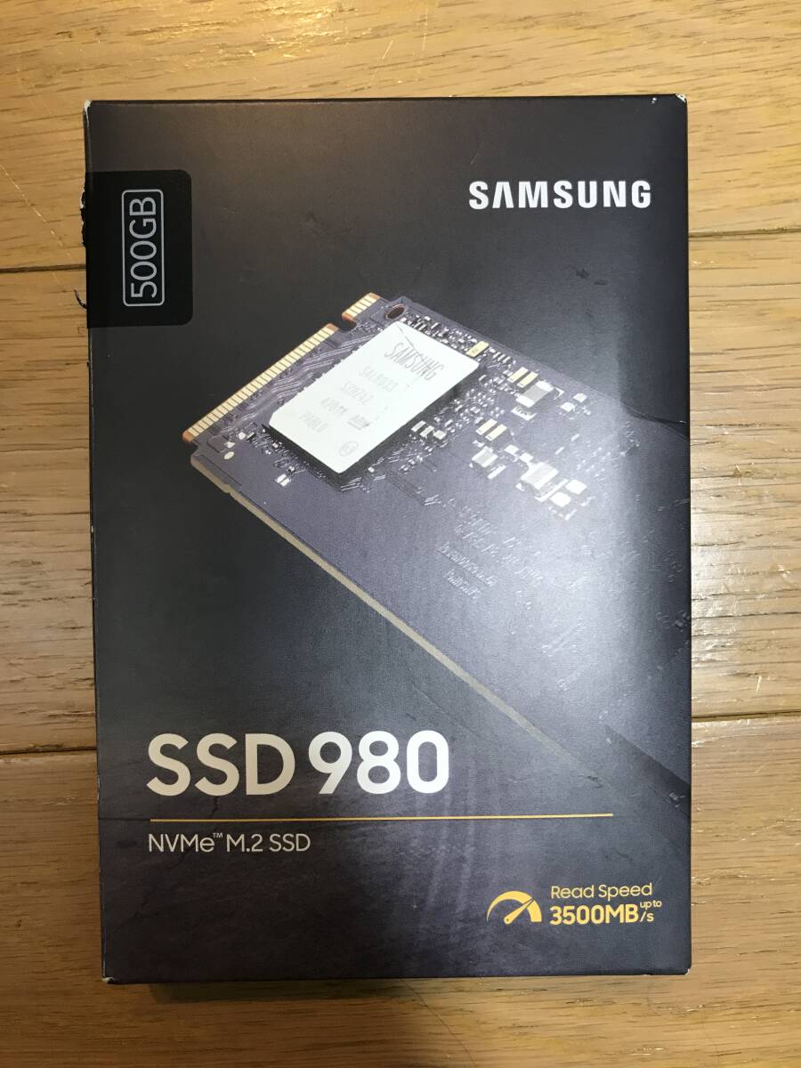 Samsung SSD 980 500GB NVMe 動作確認済 正常判定 使用時間9981時間の画像1