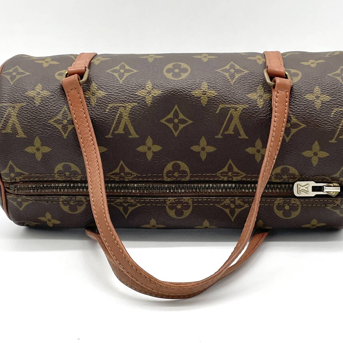 1円 LOUIS VUITTON ルイヴィトン モノグラム パピヨン26 筒型 ハンドバッグ ミニボストン M51366_画像6