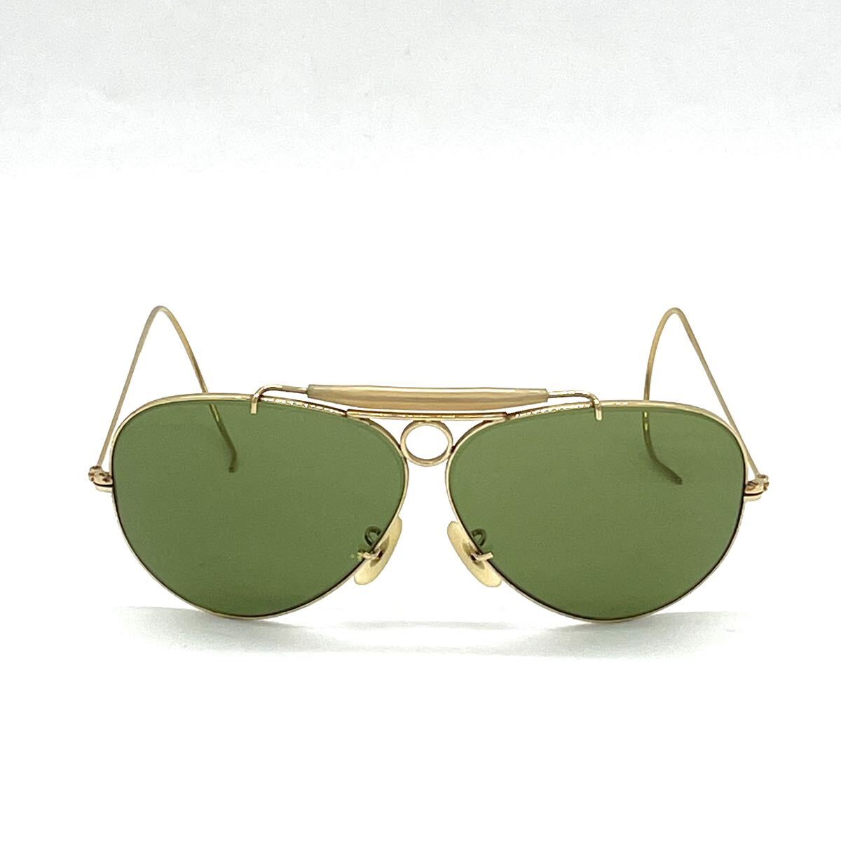 1円 良品 Ray-Ban RayBan レイバン B&L BAUSCH&LOMB ボシュロム アビエーター USA製 ティアドロップ サングラスの画像2