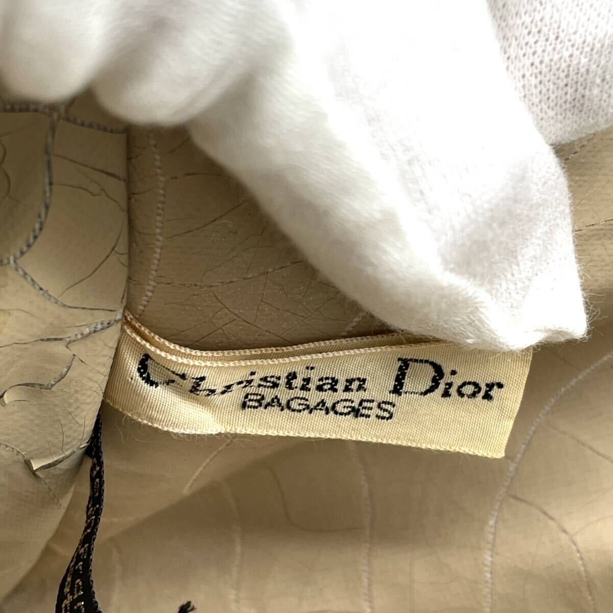 1円 Christian Dior クリスチャンディオール トロッター ネイビー クラッチバッグ　セカンドバッグ_画像9
