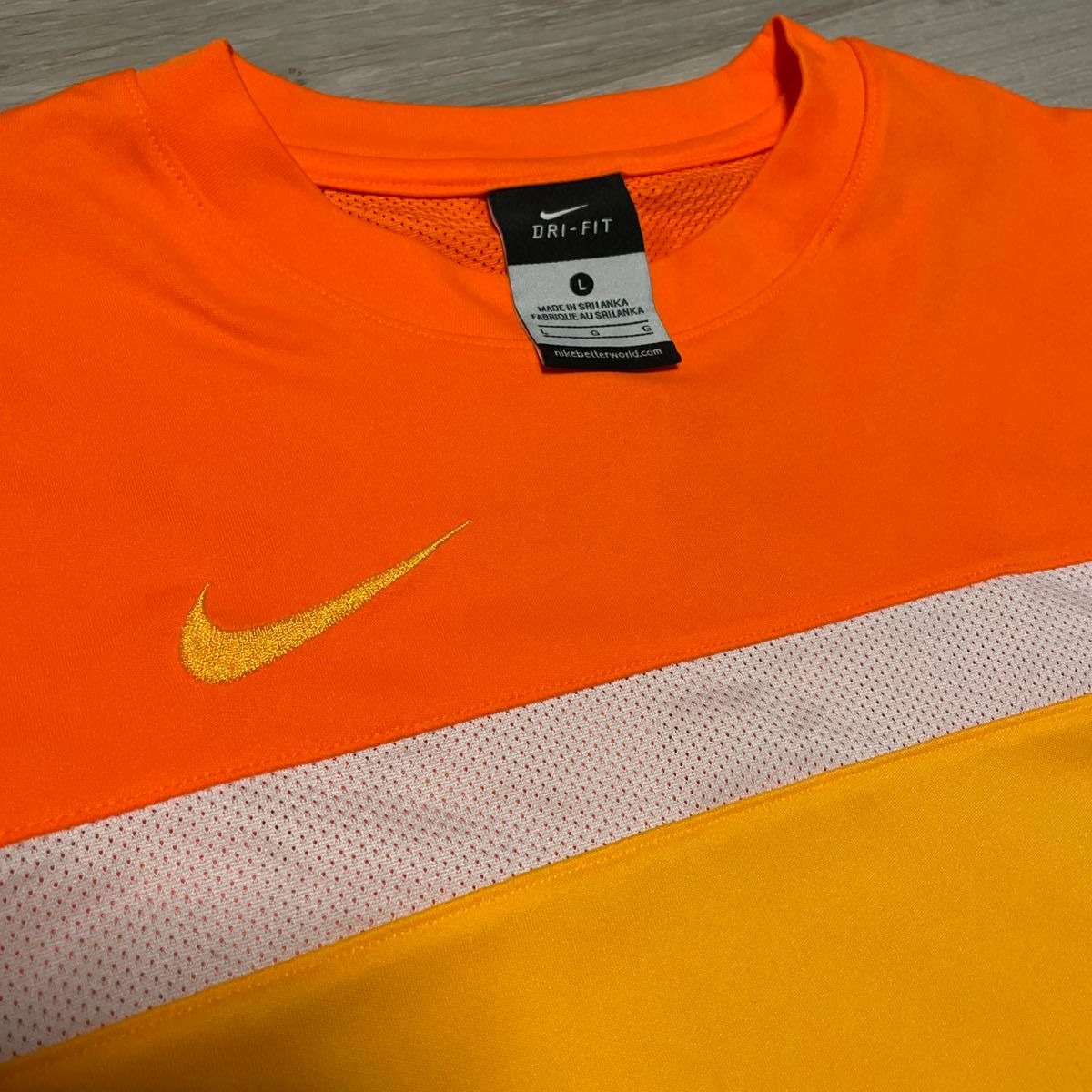 NIKE 半袖　Tシャツ　(オレンジジュニアLサイズ１６０センチ) DRIFITカテゴリ: トップスブランド: NIKE