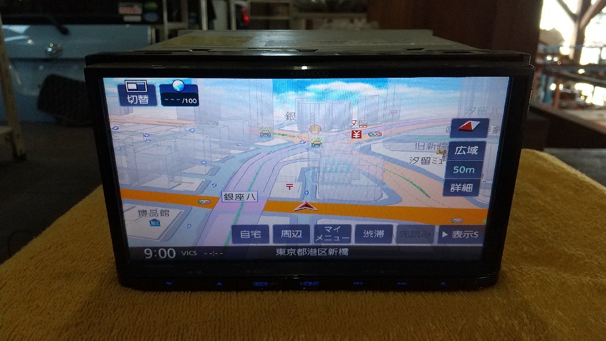 KENWOOD　MDV-D304　ワンセグ　地図データ 2016年　動作確認済み　7インチ　_画像1