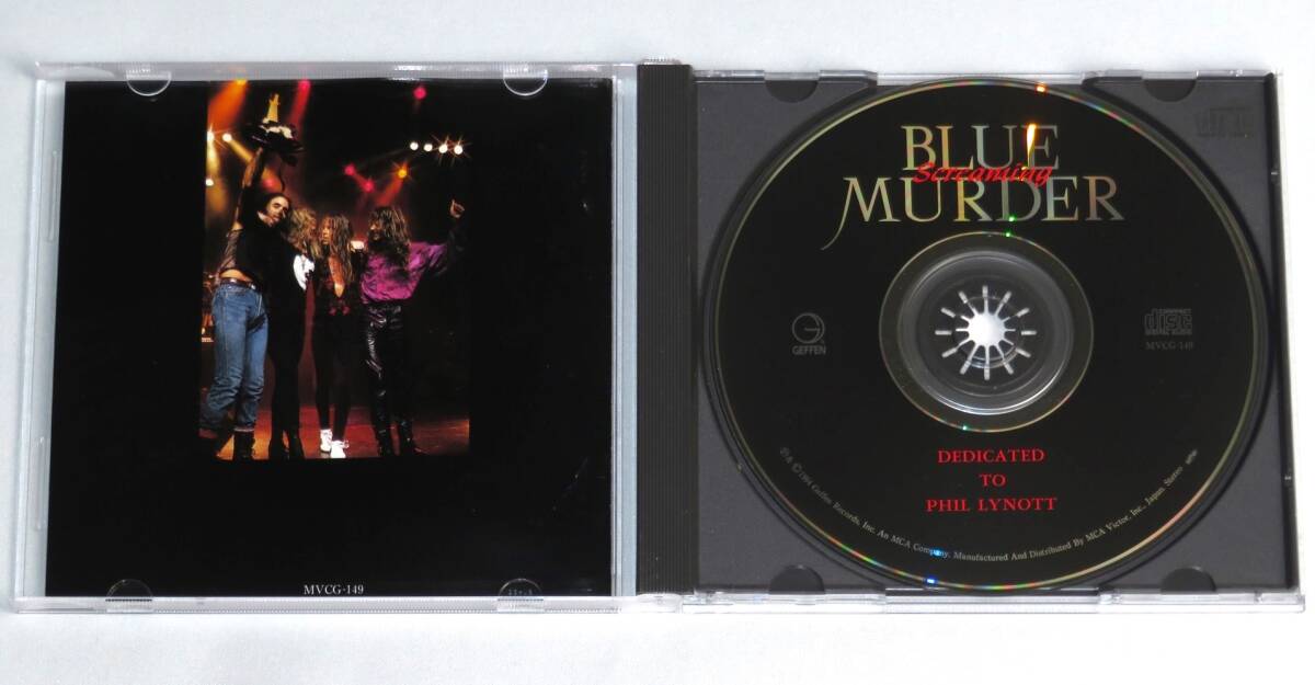 SCREAMING BLUE MURDER スクリーミング・ブルーマーダー フィルに捧ぐ 1994年日本盤帯付き MVCG-149 PHIL LYNOTT/THIN LIZZY_画像3