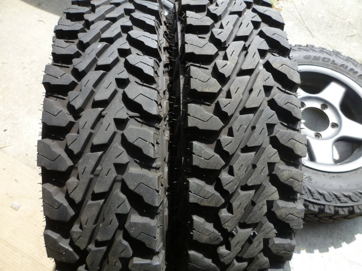 ジムニーサイズ 4×4エンジニアリング ヨコハマ ジオランダー M/T G003 185/85R16 105/103N LT 2022年製 ５本 中古品の画像8