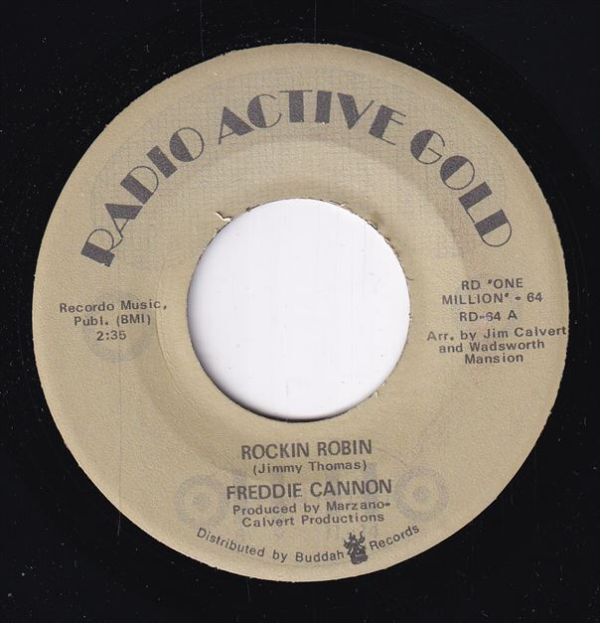 Freddie Cannon - Rockin Robin / Red Valley (A) RP-CJ594_画像1