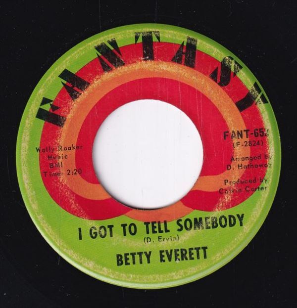 Betty Everett - I Got To Tell Somebody / Why Are You Leaving Me? (B) SF-CK316の画像1