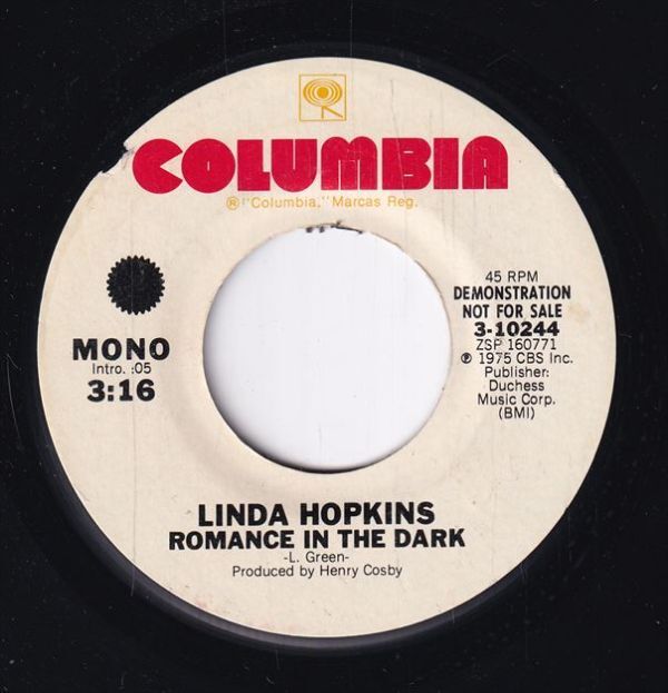 Linda Hopkins - Romance In The Dark (Stereo) / (Mono) (A) SF-CK218の画像1