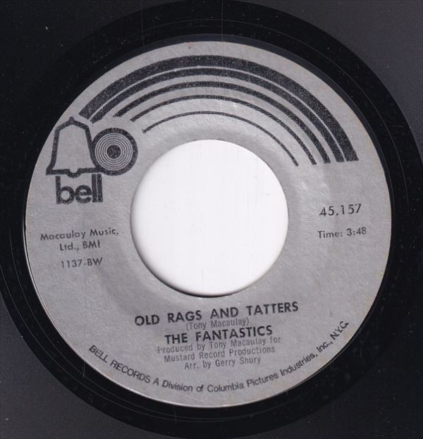 The Fantastics - (Love Me) Love The Life I Lead / Old Rags And Tatters (A) SF-CK372の画像1