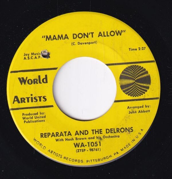 Reparata And The Delrons - Tommy / Mama Don't Allow (A) SF-CK011_画像1