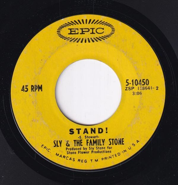 Sly & The Family Stone - Stand! / I Want To Take You Higher (C) SF-CM338の画像1