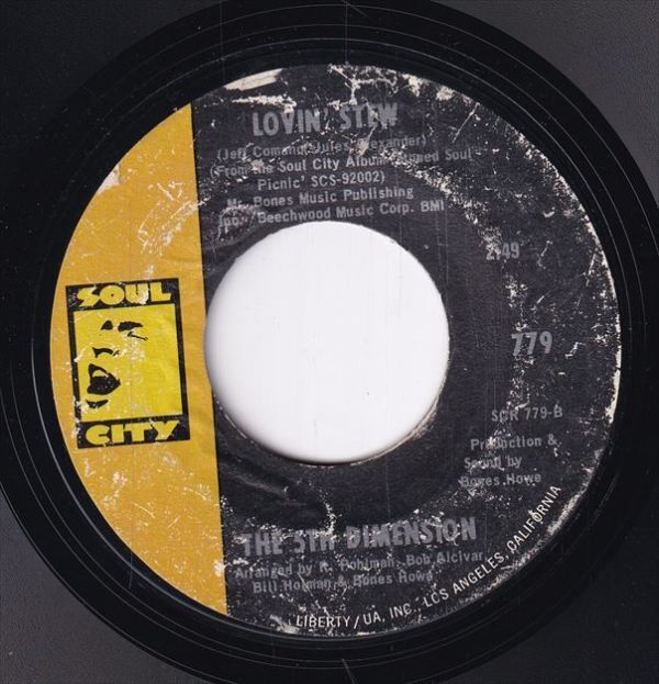 The 5th Dimension - Wedding Bell Blues / Lovin' Stew (A) SF-CK073の画像1