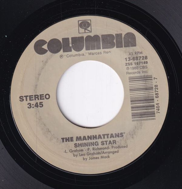 The Manhattans - Shining Star / You Send Me (A) SF-CM270_画像1