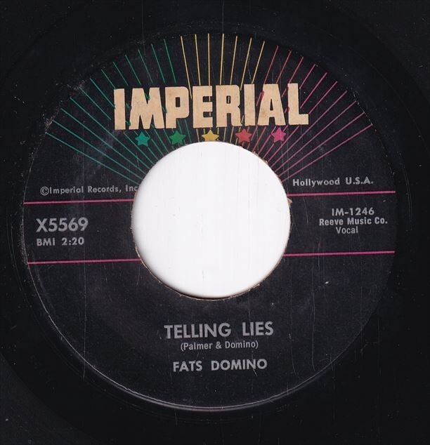 Fats Domino - Telling Lies / When The Saints Go Marching In (B) OL-CF207の画像1