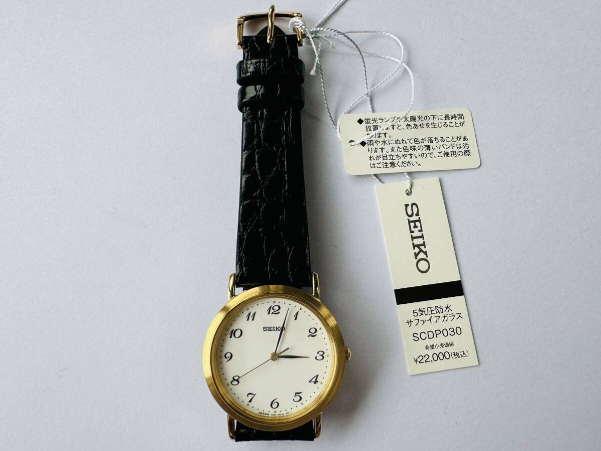 ☆1000円スタート☆ セイコー クオーツ メンズ 未使用品 SCDP030  SEIKO 腕時計の画像1