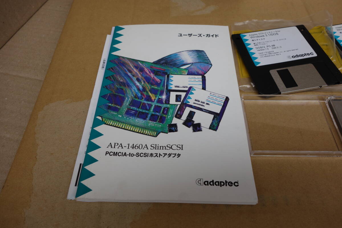 ジャンク品 SCSIカード ADAPTEC APA-１４６０A PCMCIA ノートPC用の画像3
