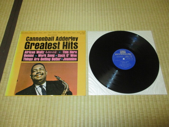 美盤 ベスト・オブ・キャノンボール・アダレイ CANNONBALL ADDERLEY Greatest Hits 国内 LP ペラ SR-7056 ステレオ盤 ワーク・ソング 他 _画像2