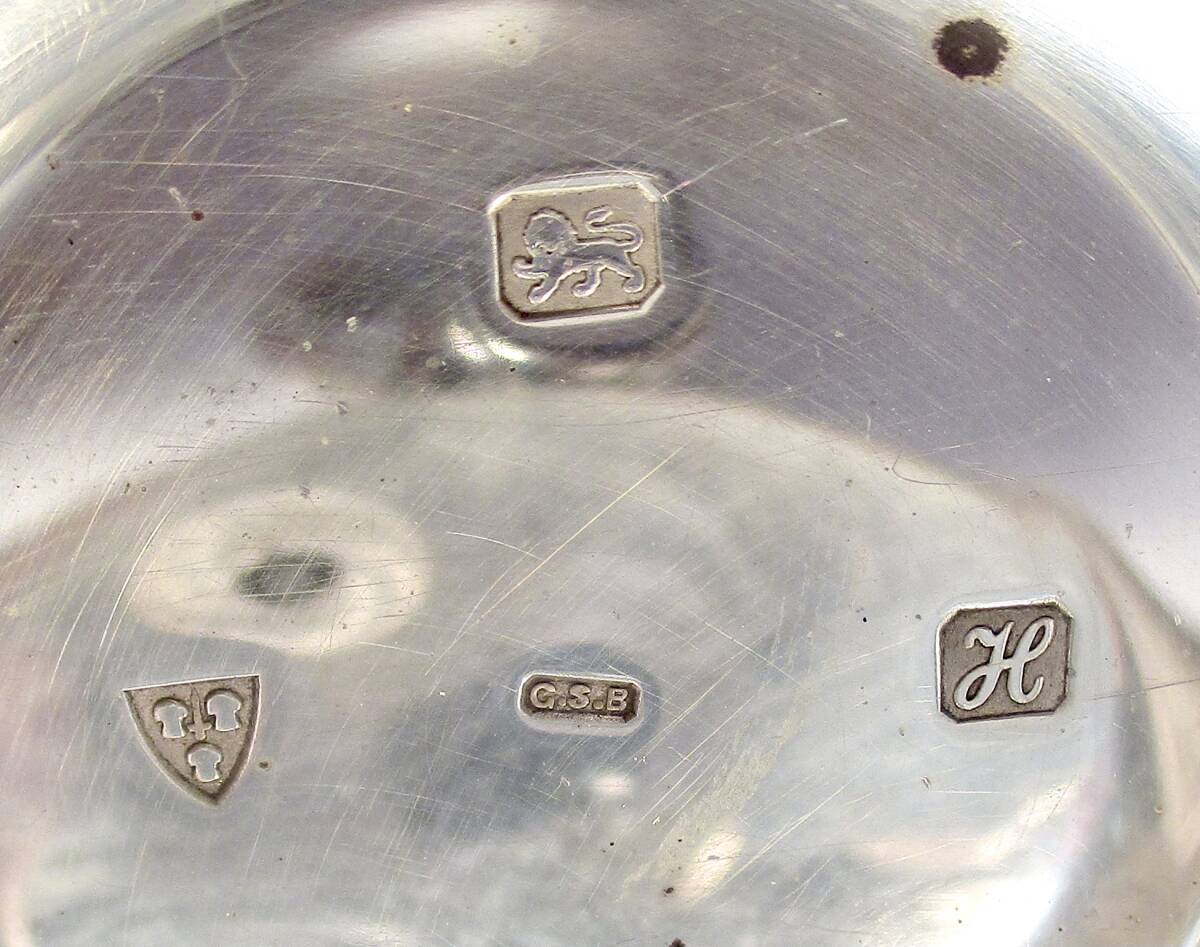 ☆ 銀側片蓋側 鍵捲機械 懐中時計 セイフテイーバレル　大型　1908年頃 英国製_画像8