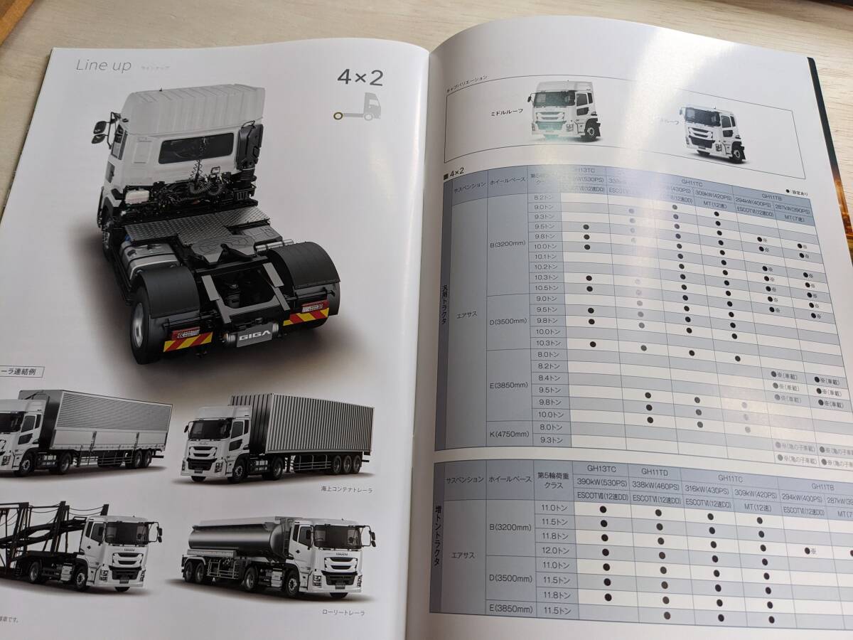  2023年2月版 いすゞ ギガ トラクター カタログ 47ページ GIGA TRACTOR  1の画像7