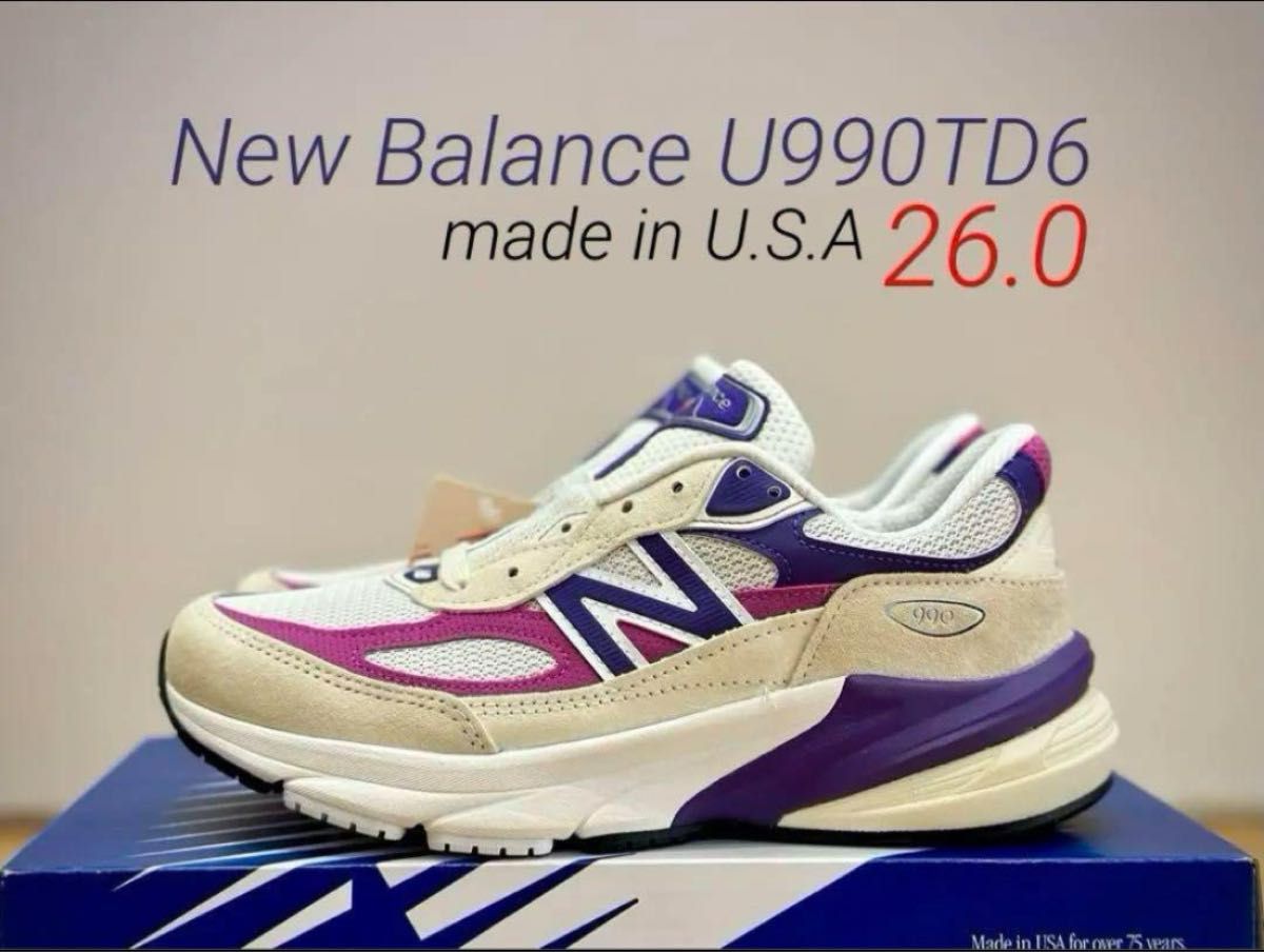 人気モデル New Balance U990TD6 26 0㎝ USA製 大谷翔平|Yahoo 人気モデル New Balance U990TD6 26 0㎝ USA製 大谷翔平|Yahoo