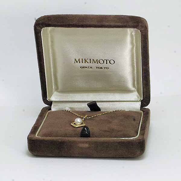 ミキモト アコヤパール 4.8mm 18金イエローゴールド K18YG ペンダント ネックレス 内箱 MIKIMOTO 真珠 パール_画像7