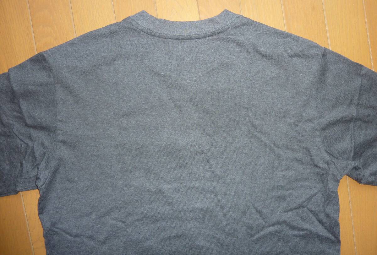 ●nano・universe《汗染み防止》Anti Soaked ヘビークルーネックTビッグシャツ チャコール XL 超長綿/汗染み防止/遮熱効果/UVカットの画像7