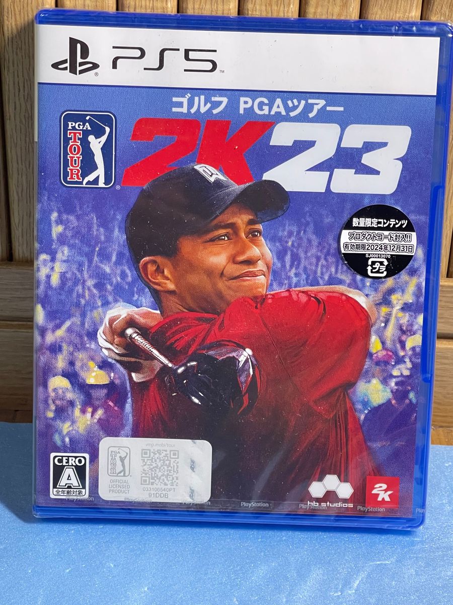 ＰＳ５　ゴルフ ＰＧＡツアー ２Ｋ２３　マスターズ　タイガーウッズ　新品コード付