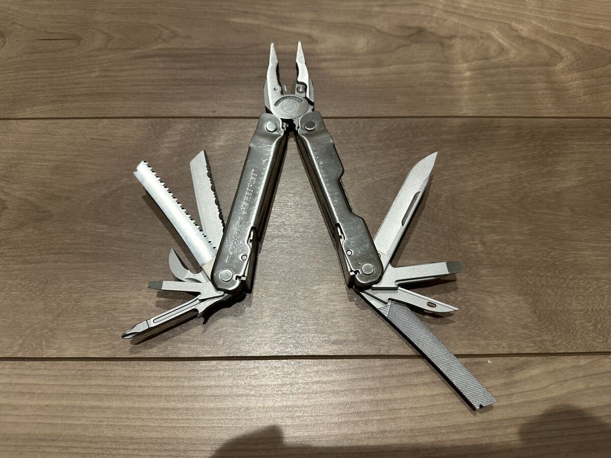 LEATHERMAN SUPER TOOL300 レザーマン スーパーツール300 中古美品 ビットキット付きの画像7