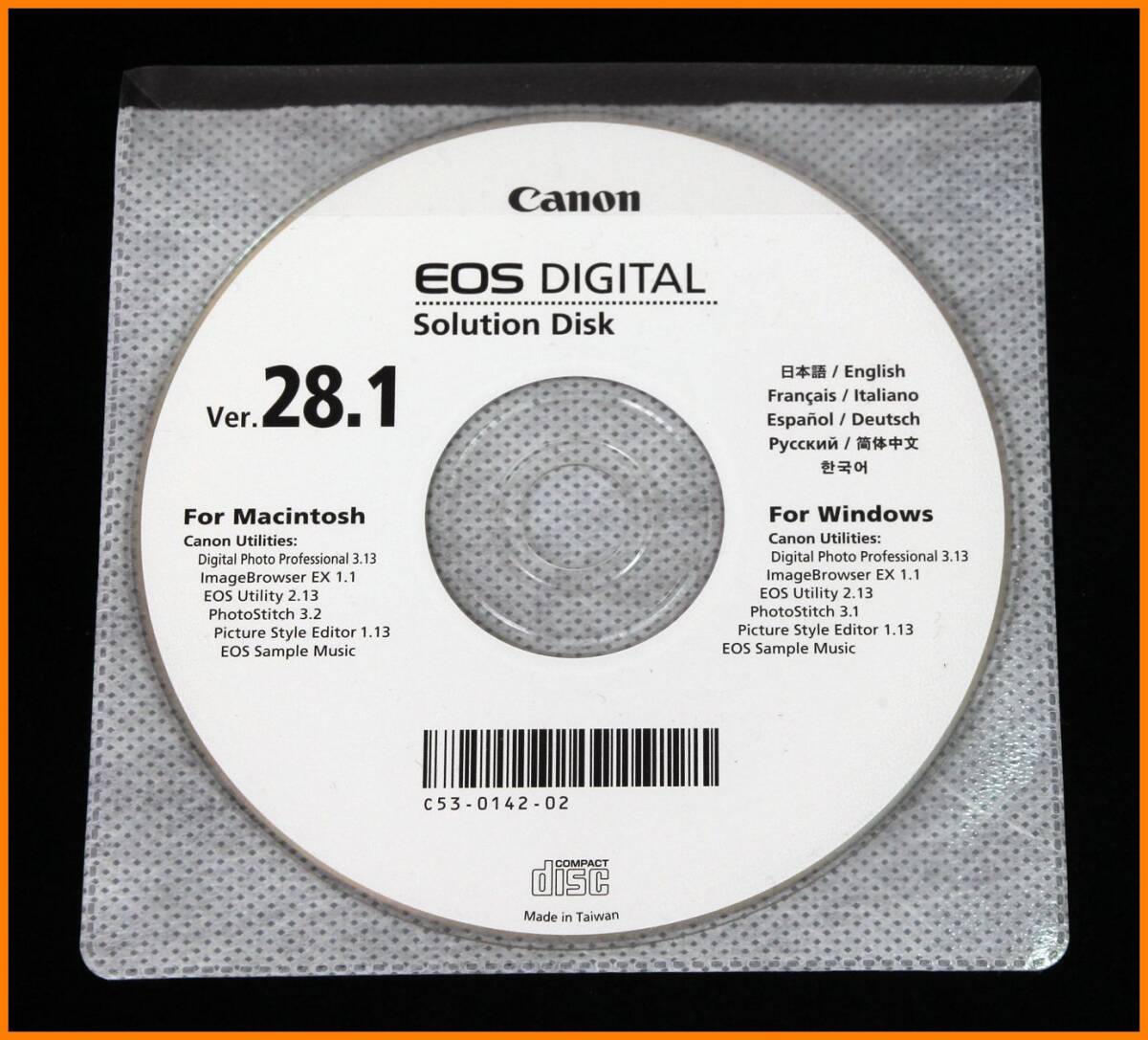 【 доставка бесплатно 】 мягкий ★ Canon  EOS DIGITAL Solution Disk（Ver.28.1）