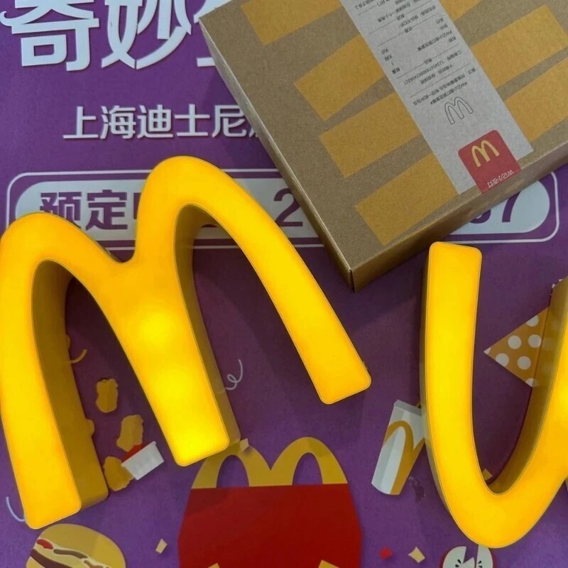 マクドナルド ゴールデンアーチ ライト アメカジ 新品未使用品 壁掛け Mcdonald'sの画像3