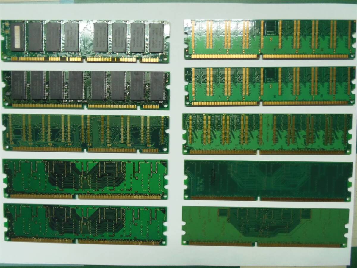 ★☆ ジャンク DDR DDR2 SDRAM まとめ売り 15枚☆★の画像2