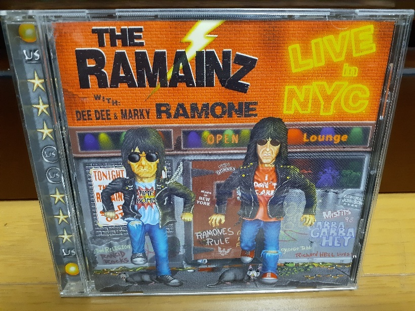 THE RAMAINZ，Ramones，ラモーンズ／LIVE IN NYC，DeeDeeRamoneのVoの画像1