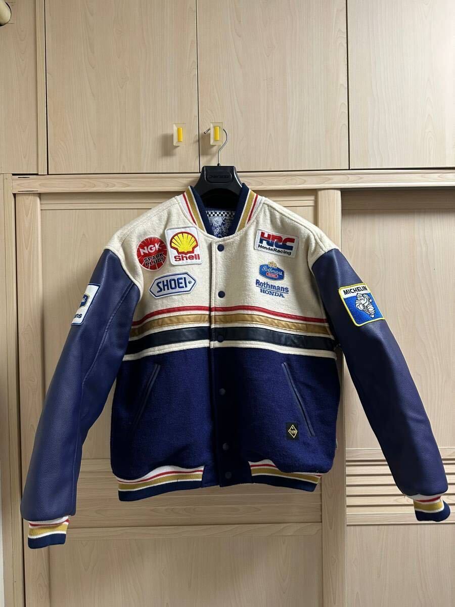  未使用 ロスマンズ Rothmans ホンダ honda レーシング 豪華刺繍ロゴ ジャケット Mサイズ NSR CBRの画像1