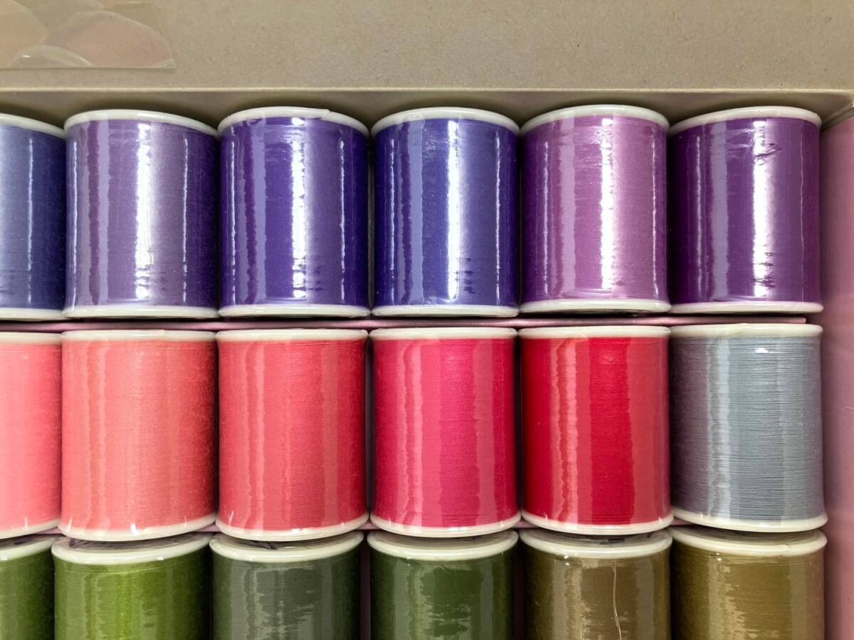 (CH)【未使用品】JUKI/ジューキ Country Palette/カントリーパレット ミシン糸 39色 40巻 刺繍下糸付 裁縫 ハンドクラフト（CH760）の画像4