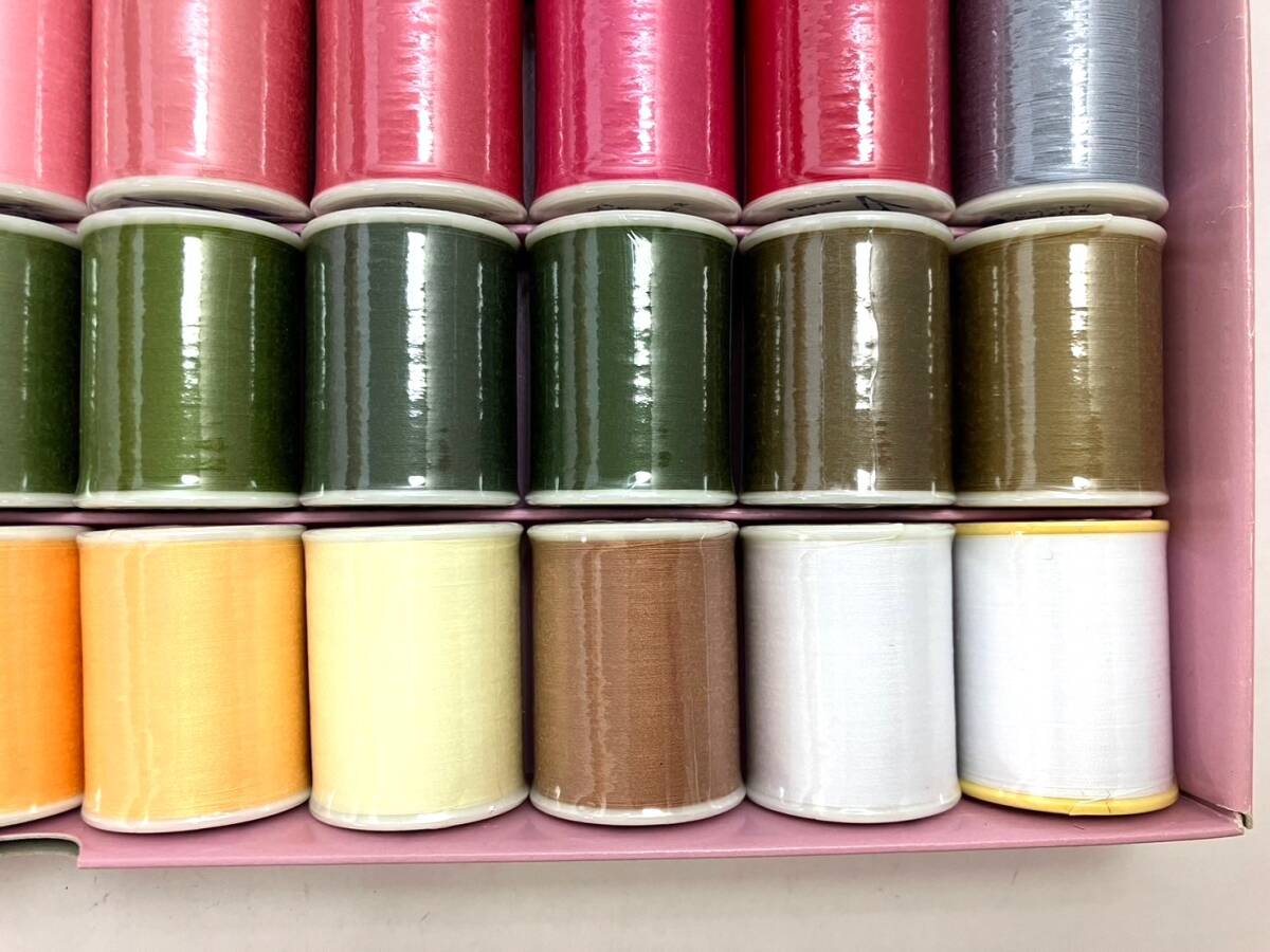 (CH)【未使用品】JUKI/ジューキ Country Palette/カントリーパレット ミシン糸 39色 40巻 刺繍下糸付 裁縫 ハンドクラフト（CH760）の画像6