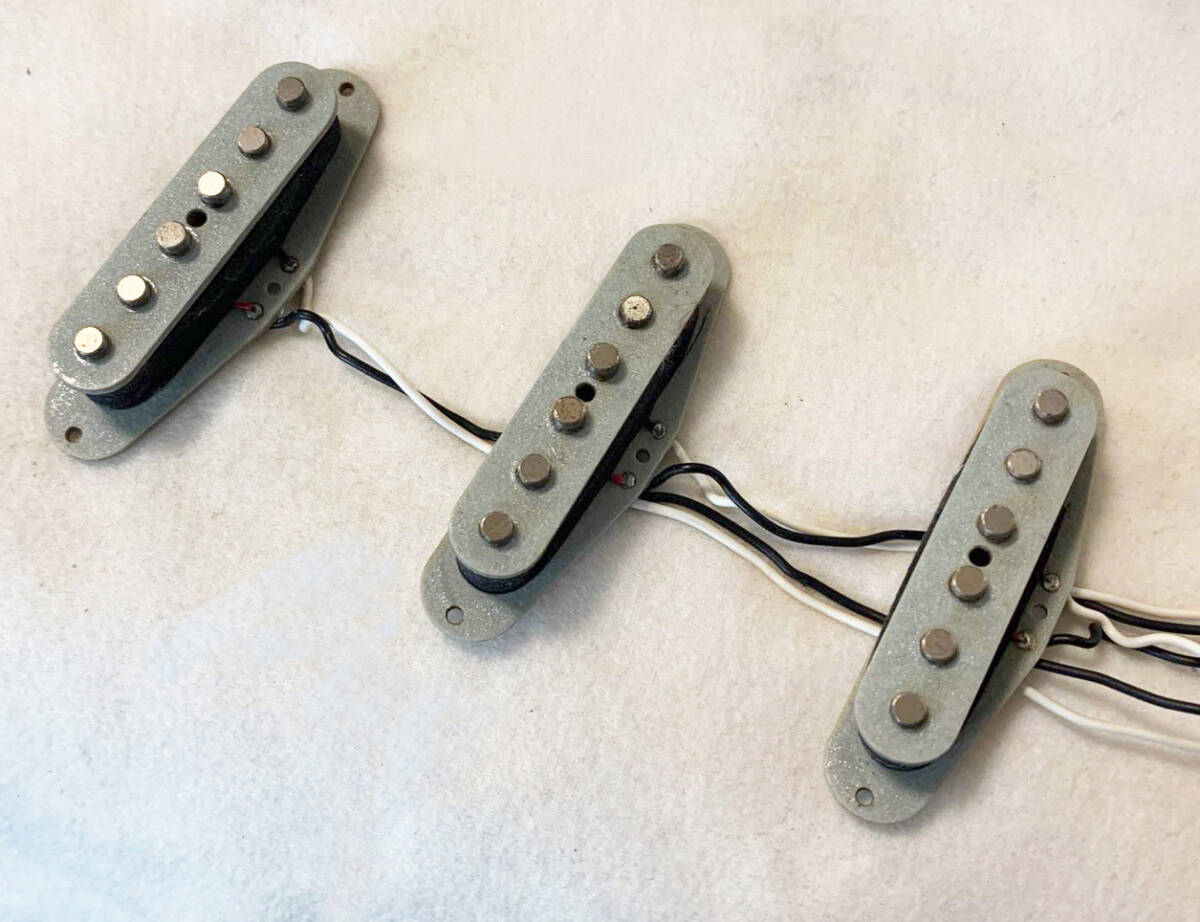 Tokai U Stamp Grey Bobbin Pickup SET 80s トーカイ U スタンプ ピックアップ セット 検 Springy Sound グレイボビン ST 50 ストラト 東海の画像6