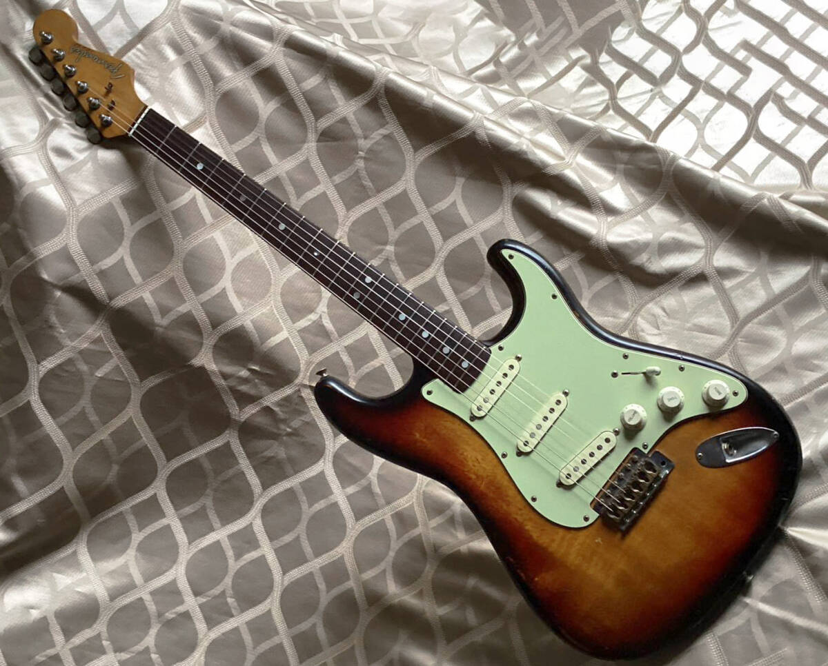 フェルナンデス FST105 リフィニッシュ Yahoo!オークション - 貴重 77年製 FST-105 Fernandes )検
