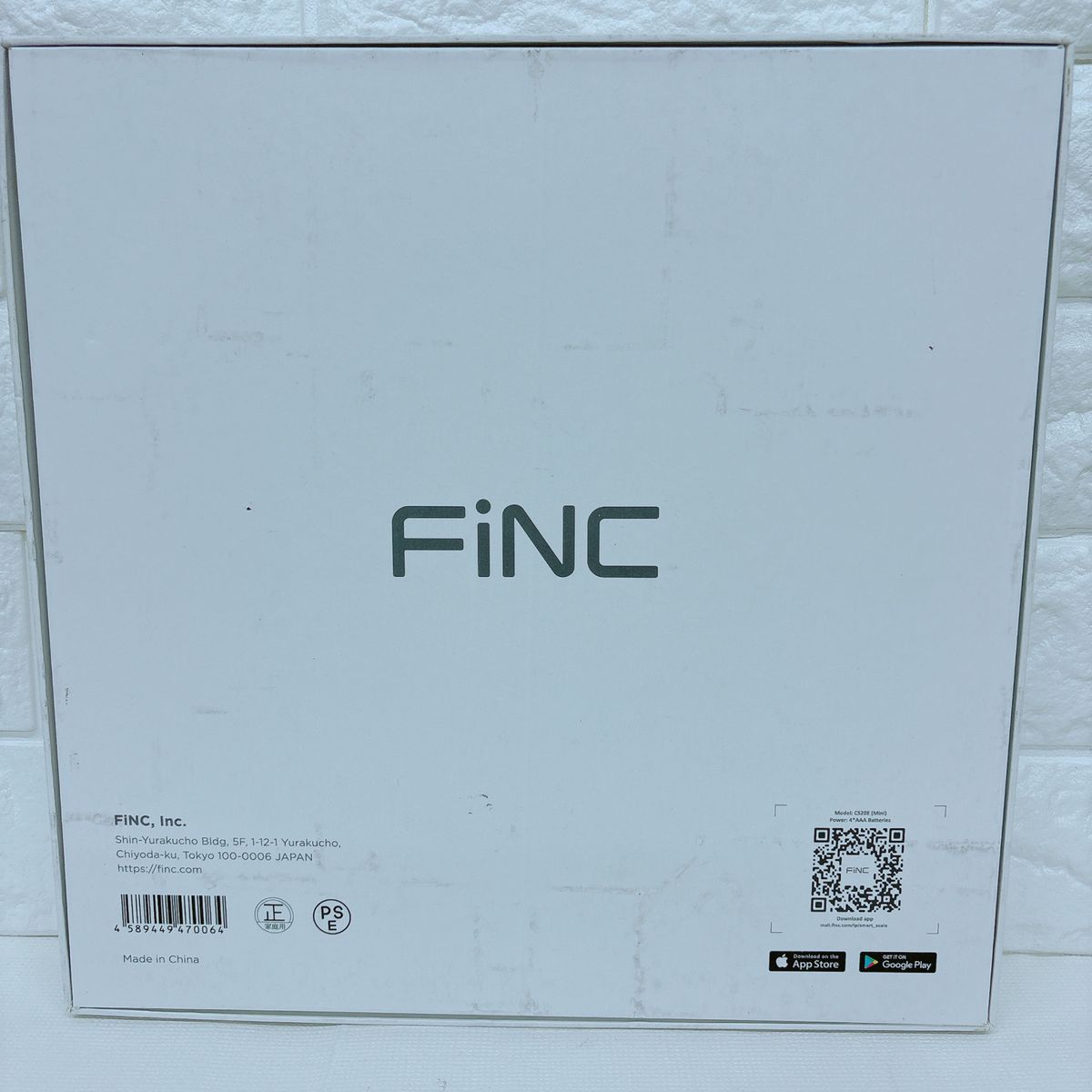 【未使用新品】FiNC（フィンク）  体重計  オリジナル体組成計SmartScale iPhone&Android対応 