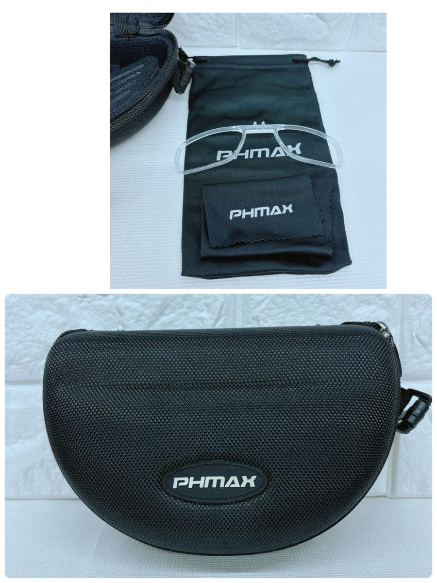 Phmax 偏光スポーツサングラス UV400紫外線防止 
