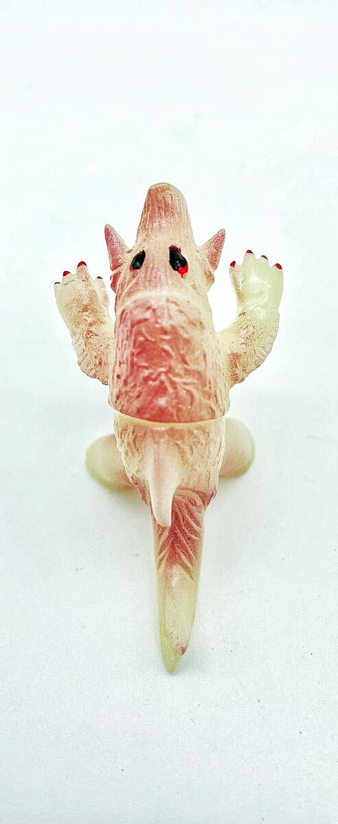 マルサン シーブル ミニソフビ 人形 当時物 全長約6㎝ 怪獣大図鑑の画像3