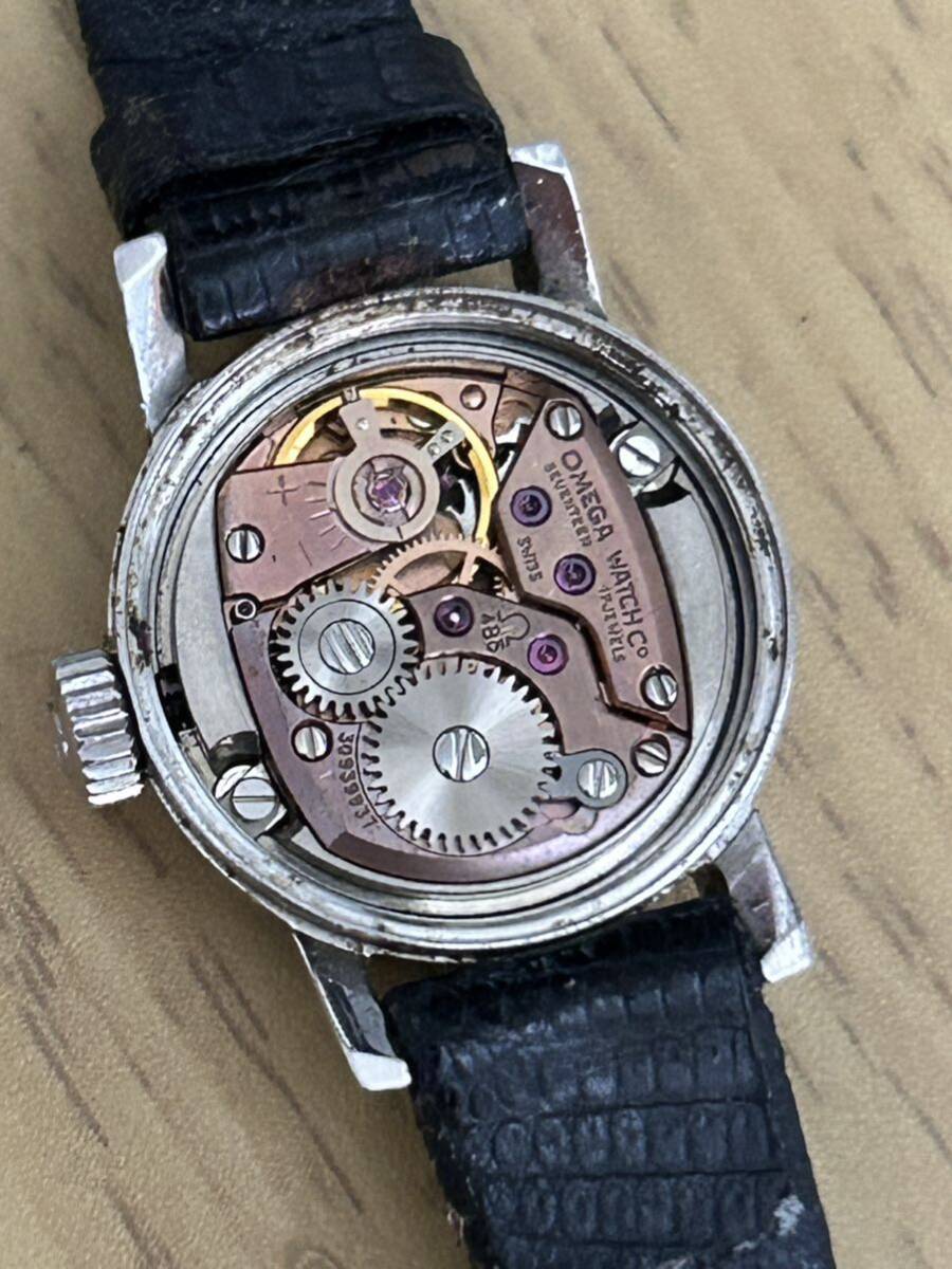 OMEGA オメガ ジュネーブ17jewels手巻き cal.485稼働品 記念刻印ありの画像5