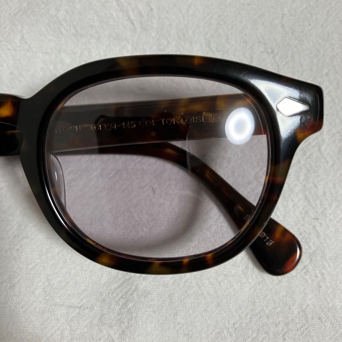 MOSCOT/LEMTOSH モスコット/レムトッシュ べっ甲 46サイズ 度 MOSCOT/LEMTOSH モスコット/レムトッシュ べっ甲 46サイズ 度