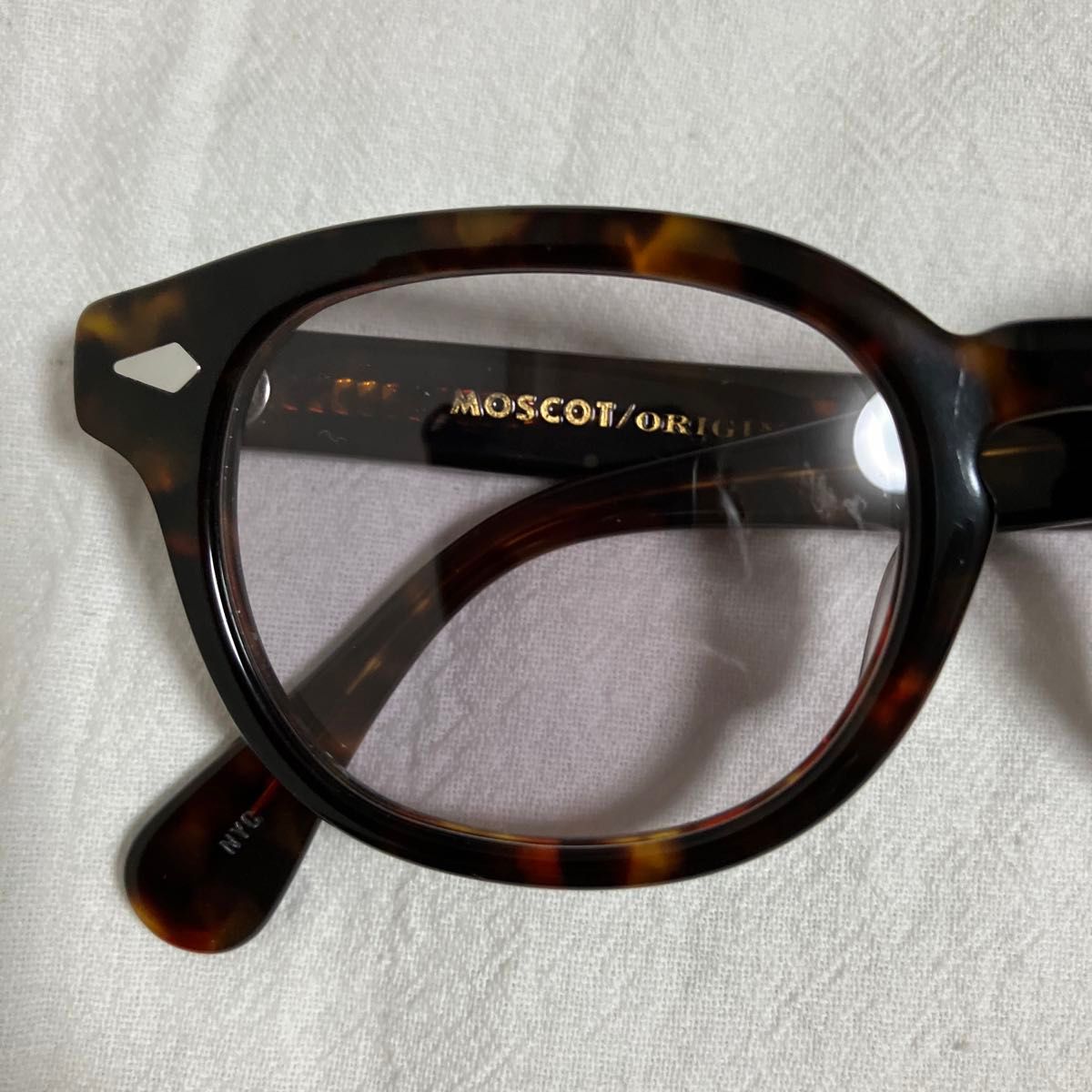 MOSCOT/LEMTOSH モスコット/レムトッシュ べっ甲 46サイズ 度 MOSCOT/LEMTOSH モスコット/レムトッシュ べっ甲 46サイズ 度