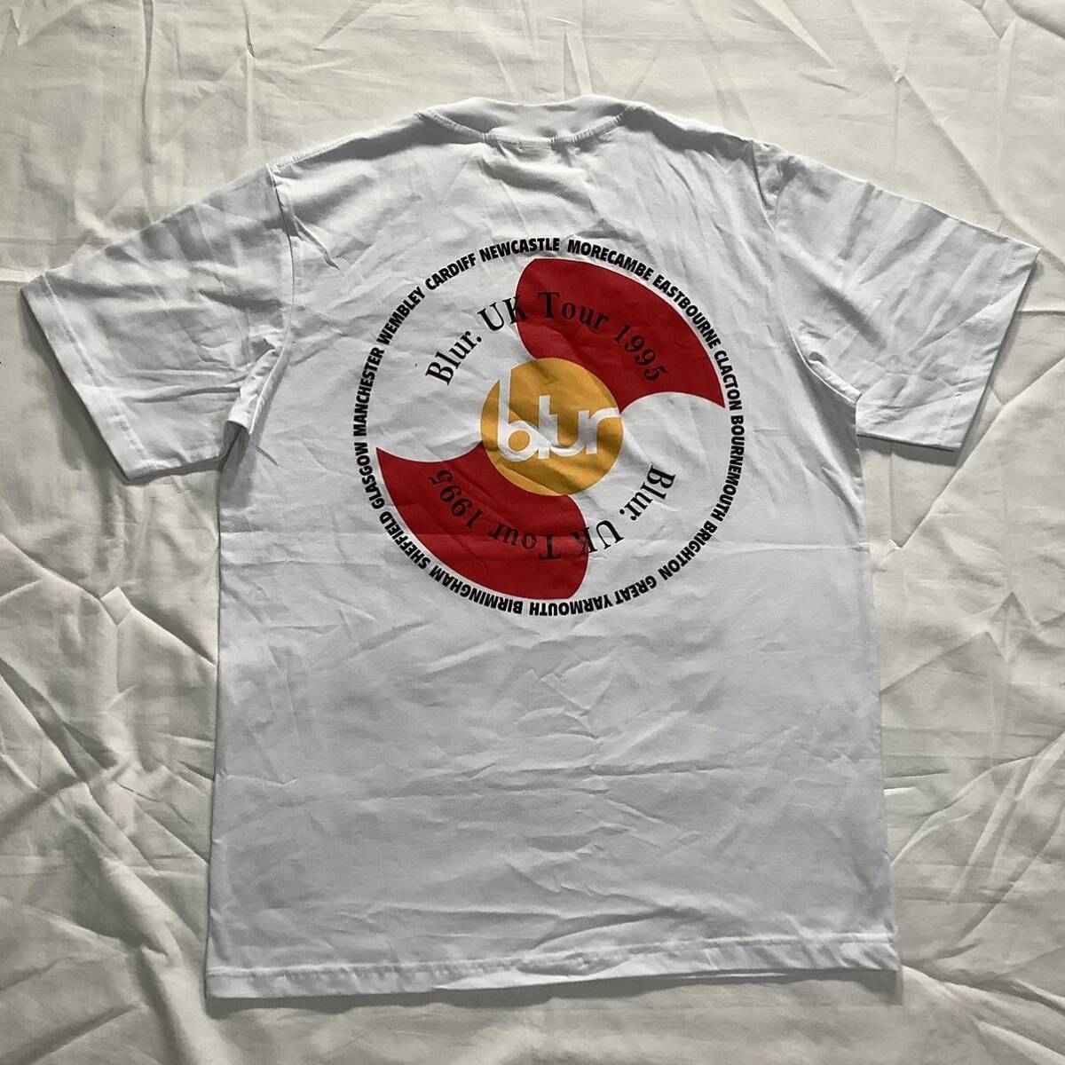 デッドストック! 1995 Blur UK Tour ユーロ製 メンバーフォト 英国 ヴィンテージ Tシャツ 80s 90s ロック の画像2