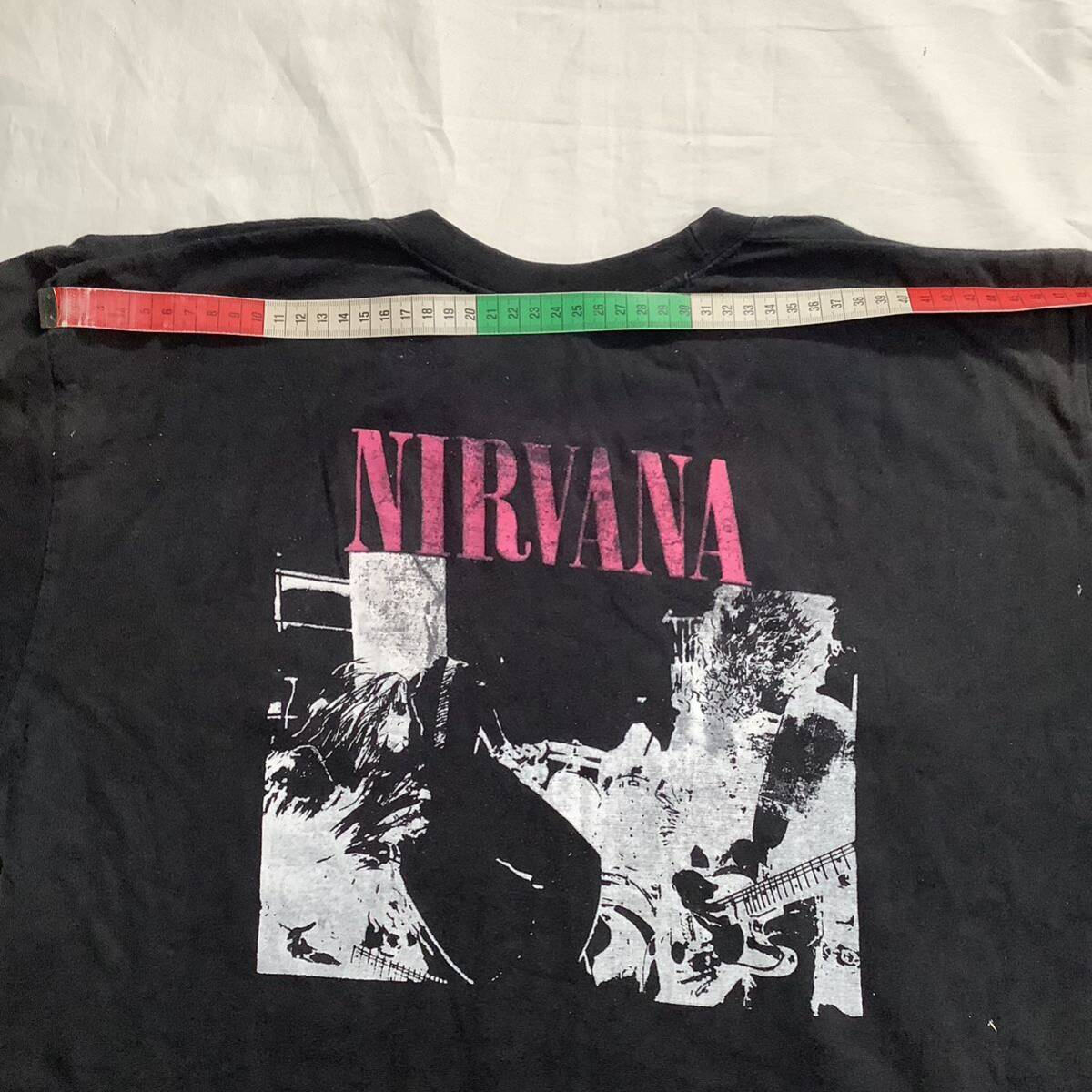 超スペシャル! 1990年ライブ限定 Nirvana × Sonic Youth 関係者 カート・コバーン着用 Bleach & Gooヴィンテージ Tシャツ 80s 90sの画像6