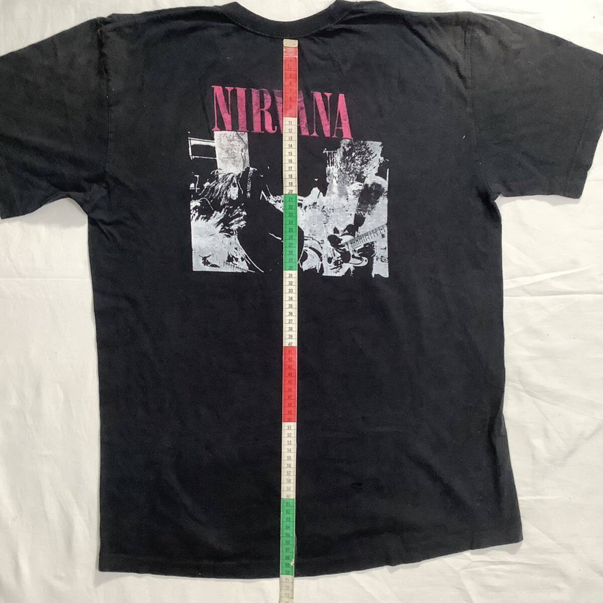 超スペシャル! 1990年ライブ限定 Nirvana × Sonic Youth 関係者 カート・コバーン着用 Bleach & Gooヴィンテージ Tシャツ 80s 90sの画像8