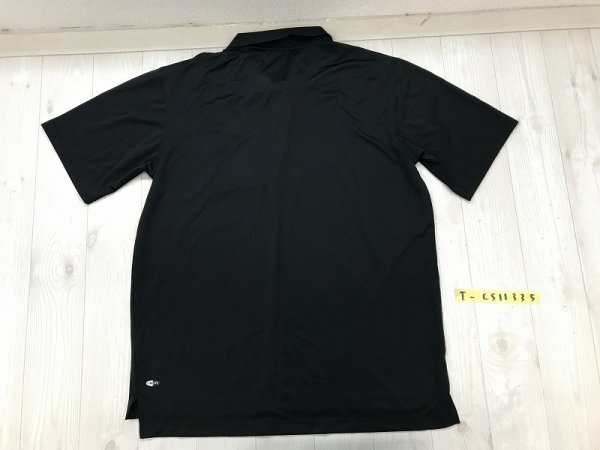 ADIDAS GOLF アディダス ゴルフ メンズ テーラーメイド 半袖ポロシャツ 大きいサイズ XO 黒_画像3