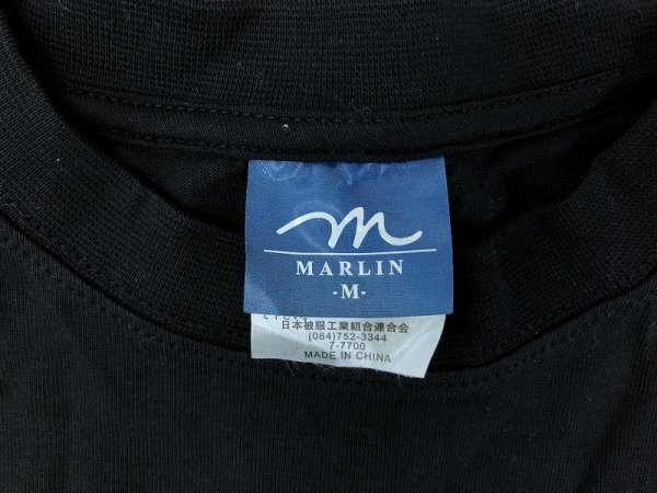 MARLIN メンズ SOUL OF RYUKYU 島の宝印 半袖Tシャツ M 黒_画像2