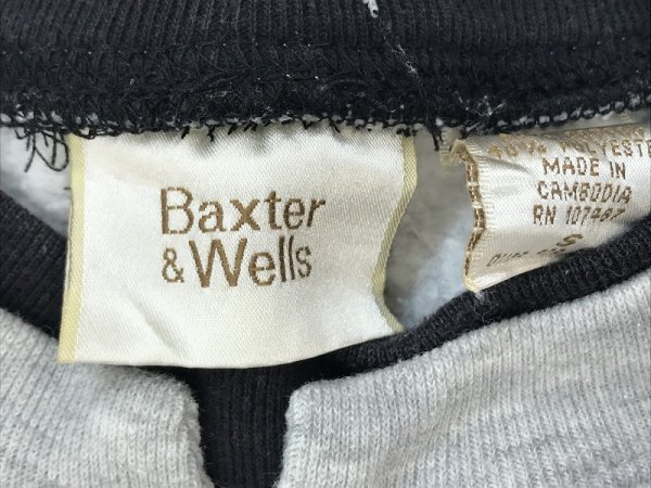 Baxter&Wells メンズ 裏起毛 トレーナー S 杢グレー_画像2