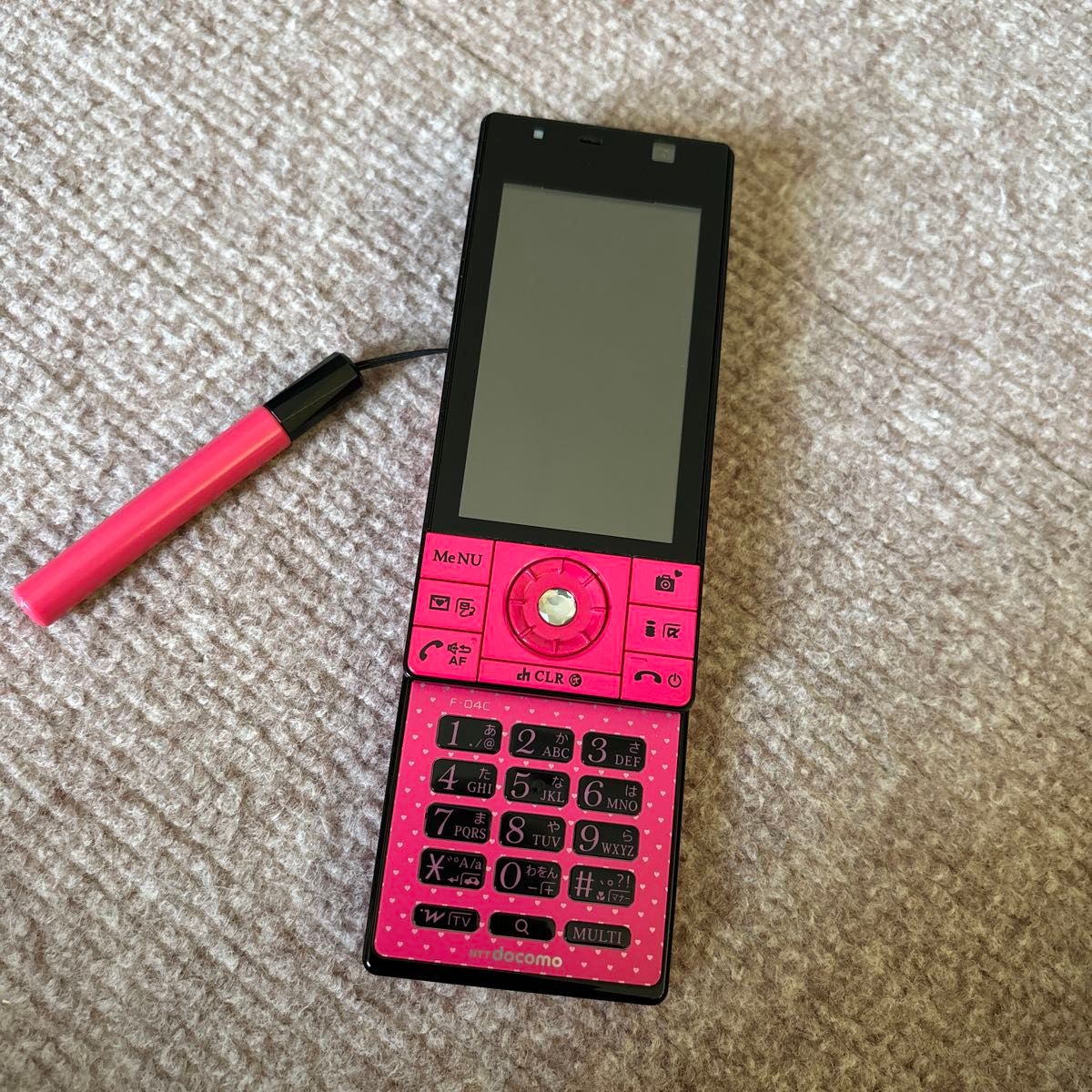 docomo F-04C CECIL McBEE 小悪魔PINK セシルマクビーコラボ docomo F-04C CECIL McBEE 小悪魔PINK セシルマクビーコラボ