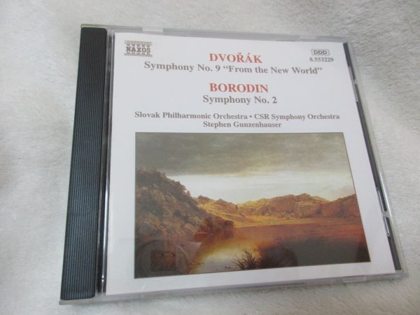 NAXOS//　ドヴォルザーク：交響曲第9番「新世界より」／ボロディン：交響曲第2番【CD】スロヴァキア・フィル／ガンゼンハウザー指揮_画像1